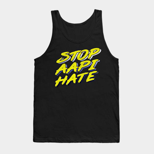 Stop AAPI Hate /\/\/\/ Tank Top by DankFutura